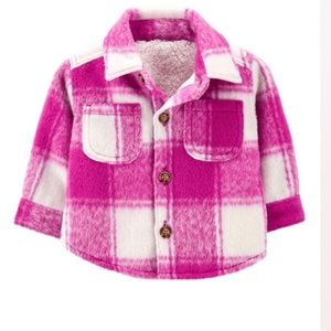 Carter’s Hilary Duff Plaid Sherpa Shacket